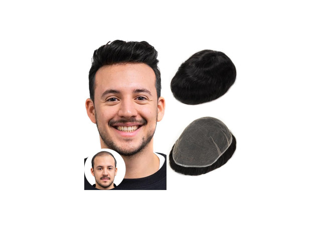 Peruca pentru barbati Negru